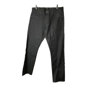 DSTLD BLACK Slim Fit Button-Fly Straight Leg Jeans Men's Size 33 x 32  New Gift